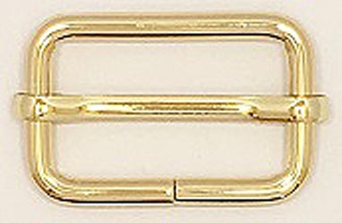 Leiterschnalle/Versteller 40mm gold